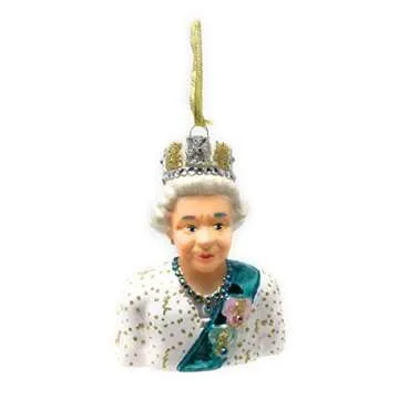 Cody Foster - Queen Elizabeth Blown Glass Ornamentfor Christmas