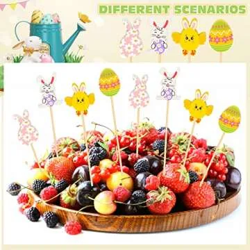 200 Pcs Easter Cocktail Picks for Festive Celebrations