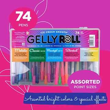 Creative Sakura Gelly Roll Pens Gift Set 74 Colors