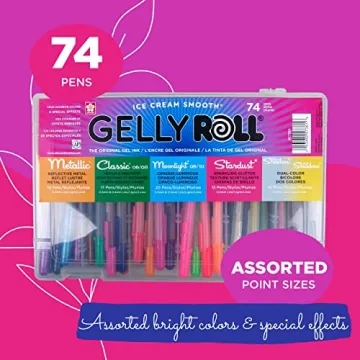 Creative Sakura Gelly Roll Pens Gift Set 74 Colors