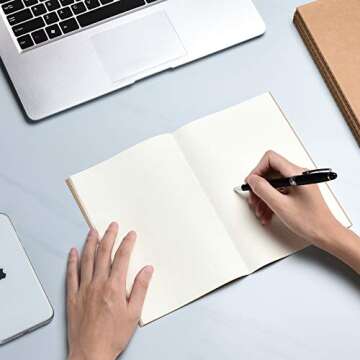 TWONE Travel Journal Set - 6 Eco-Friendly Notebooks