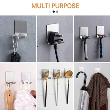 Heavy Duty Razor Holder Shaver Hook with Self-Adhesive