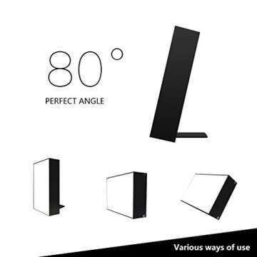 AMZCOOL 10,000 Lux Happy Energy Light Therapy Simulated Natural Sunlight Full Spectrum LED Lamp Light Box Portable Thin Border High Design Quality Aluminum Alloy Material