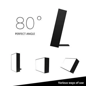 AMZCOOL 10,000 Lux Happy Energy Light Therapy Simulated Natural Sunlight Full Spectrum LED Lamp Light Box Portable Thin Border High Design Quality Aluminum Alloy Material