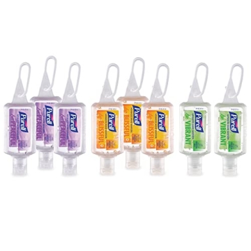 Purell Advanced Hand Sanitizer Gel with Essential Oils, Variety Pack 8x1 fl oz