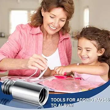 Hotop 40-Piece Scrapbook Extension Screws for Albums