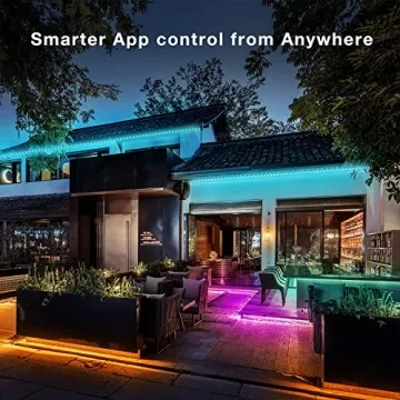 DAYBETTER 50ft Waterproof Smart LED Strip Lights RGB