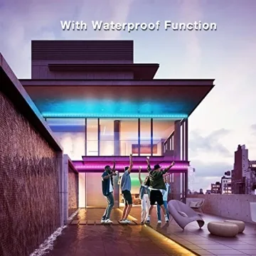 DAYBETTER 50ft Waterproof Smart LED Strip Lights RGB