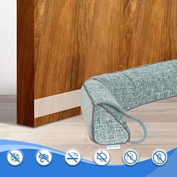NABOWAN Weighted Door Draft Stopper for Energy Savings