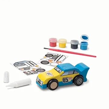Melissa & Doug Race Car Wooden Craft Kit for Kids
