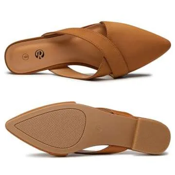 Rekayla Mules Shoes for Women Brown 08