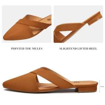 Rekayla Women's Mules Shoes in Chic Brown for Ultimate Comfort