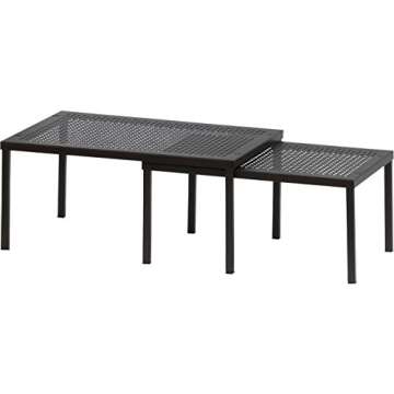 Simple Houseware Metal Top Expandable Stackable Kitchen Cabinet and Counter Shelf Organizer, Bronze