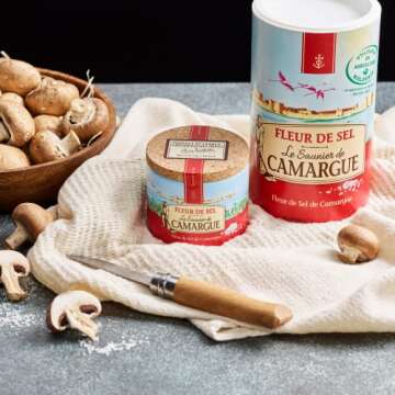 Le Saunier De Camargue Fleur De Sel Sea Salt (Plastic Tub), 35.2 Ounce