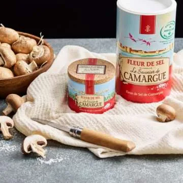 Le Saunier De Camargue Fleur De Sel Sea Salt (Plastic Tub), 35.2 Ounce