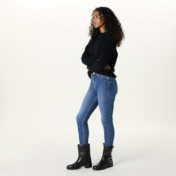 Stylish Lilith Short Moto Boot with Buckles for Women