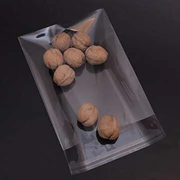 200 Ultra Clear Tiny Treat Bags with Adhesive Seal
