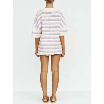 Stylish Thopavenoir Women Knitted Pajamas Set Two-Piece