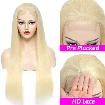 Buy HOT STAR 613 Blonde Glueless Closure Wig Online