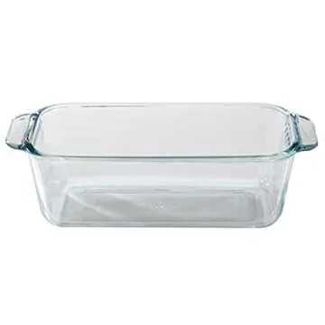 Pyrex 1.5-Quart Clear Basics Glass Loaf Pan (Set of 2)