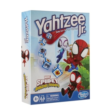 Yahtzee Jr. Marvel Edition for Kids Ages 4 and Up