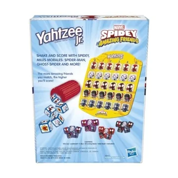 Yahtzee Jr. Marvel Edition for Kids Ages 4 and Up