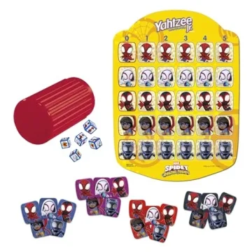 Yahtzee Jr. Marvel Edition for Kids Ages 4 and Up
