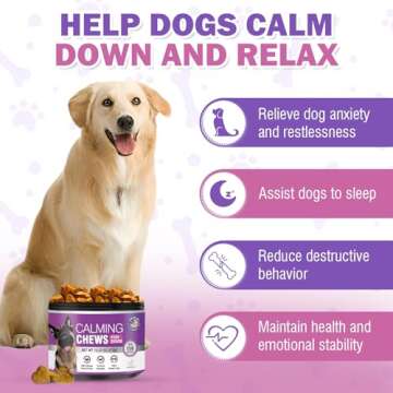 Hemp Calming Chews for Dogs 150PCs - Natural Stress Relief and Sleep Aid for Pets