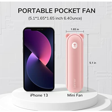 Portable Fan with Power Bank and Flashlight Functionality