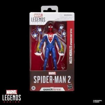 Marvel Legends Series Gamerverse Miles Morales Upgraded Suit Style, Spider-Man 2 Video Game-Inspired...