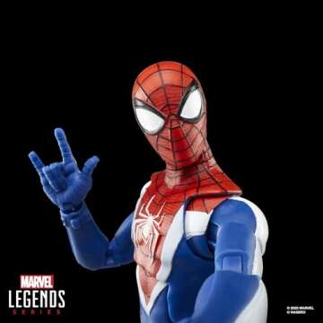Marvel Legends Series Gamerverse Miles Morales Upgraded Suit Style, Spider-Man 2 Video Game-Inspired Collectible 6 Inch Action Figure