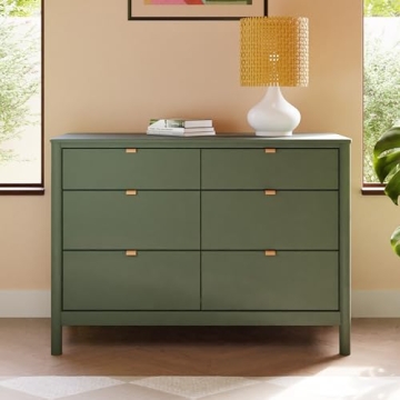 Babyletto Bondi 6-Drawer Dresser in Forest Green