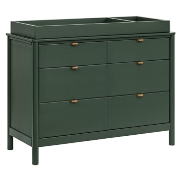 Babyletto Bondi 6-Drawer Dresser in Forest Green