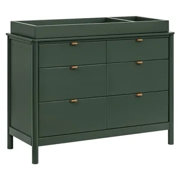 Babyletto Bondi 6-Drawer Dresser in Forest Green