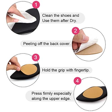 Dr. Shoesert Non-Slip Shoe Pads for High Heels & More
