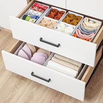 Stero 12 Pack Drawer Organizers - Versatile & Durable Storage Solutions