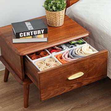 Stero 12 Pack Drawer Organizers for Clothing and Storage