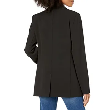 Stylish Black Long Blazer Women The Drop Fashion