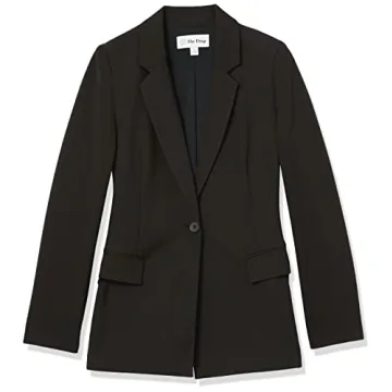 Stylish Black Long Blazer Women The Drop Fashion