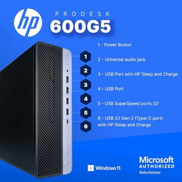 HP ProDesk 600 G5 Desktop - Fast, Affordable, Reliable PC