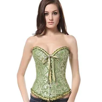 Stylish EFOFEI Satin Corset Top for Elegant Occasions