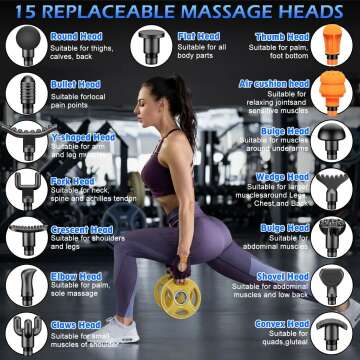 TOLOCO Massage Gun for Athletes - Deep Tissue Relief