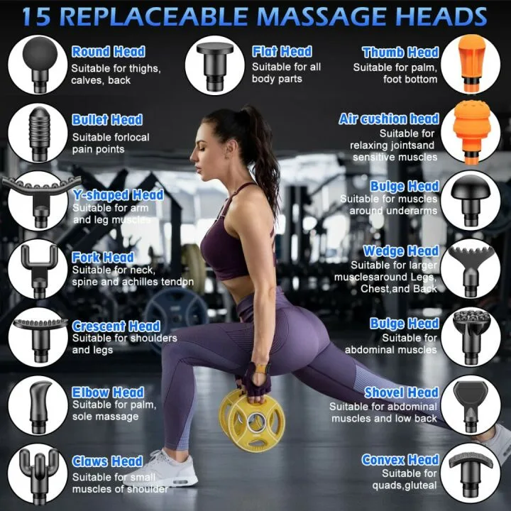 TOLOCO Massage Gun for Athletes - Deep Tissue Relief