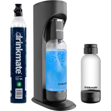 Drinkmate OmniFizz Sparkling Water and Soda Maker - Carbonates Any Drink, Special Bundle - Includes ...