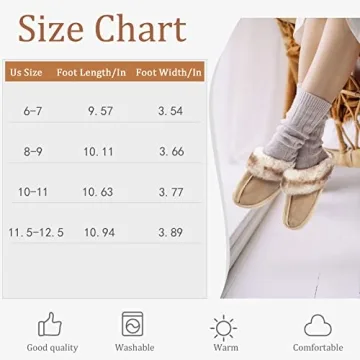 Warm Plush Faux Fur Slippers for Women Indoor Outdoor