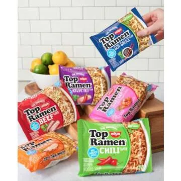 Nissin Top Ramen Noodle Soup in Soy Sauce Flavor