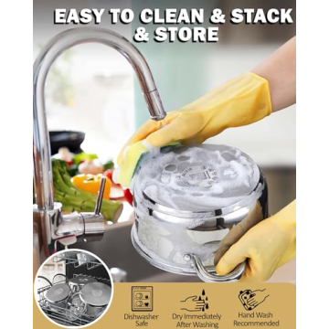 Cook N Home 12-Piece Stainless Steel Cookware Set