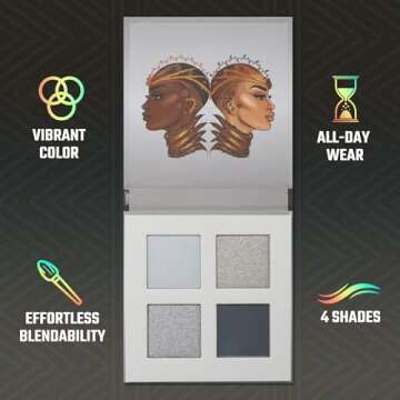 Juvia's Place Rebel Quad Grey Eyeshadow Palette