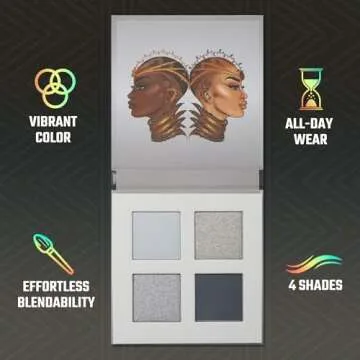 Juvia's Place Rebel Quad Grey Eyeshadow Palette