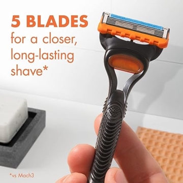 Gillette Fusion5 Razors for Men - Ultimate Comfort Shaving Solution